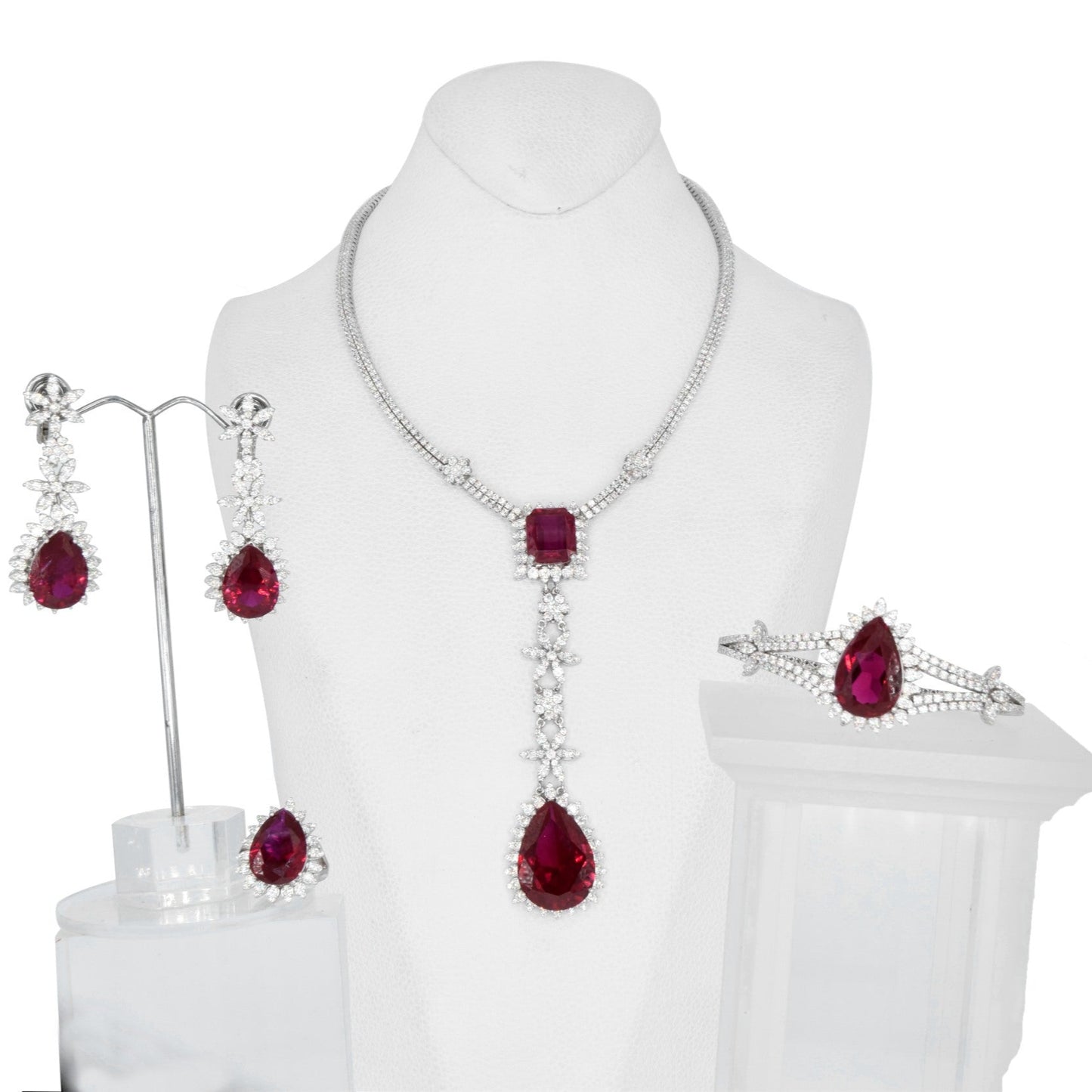 Ruby Drop Luxury Set