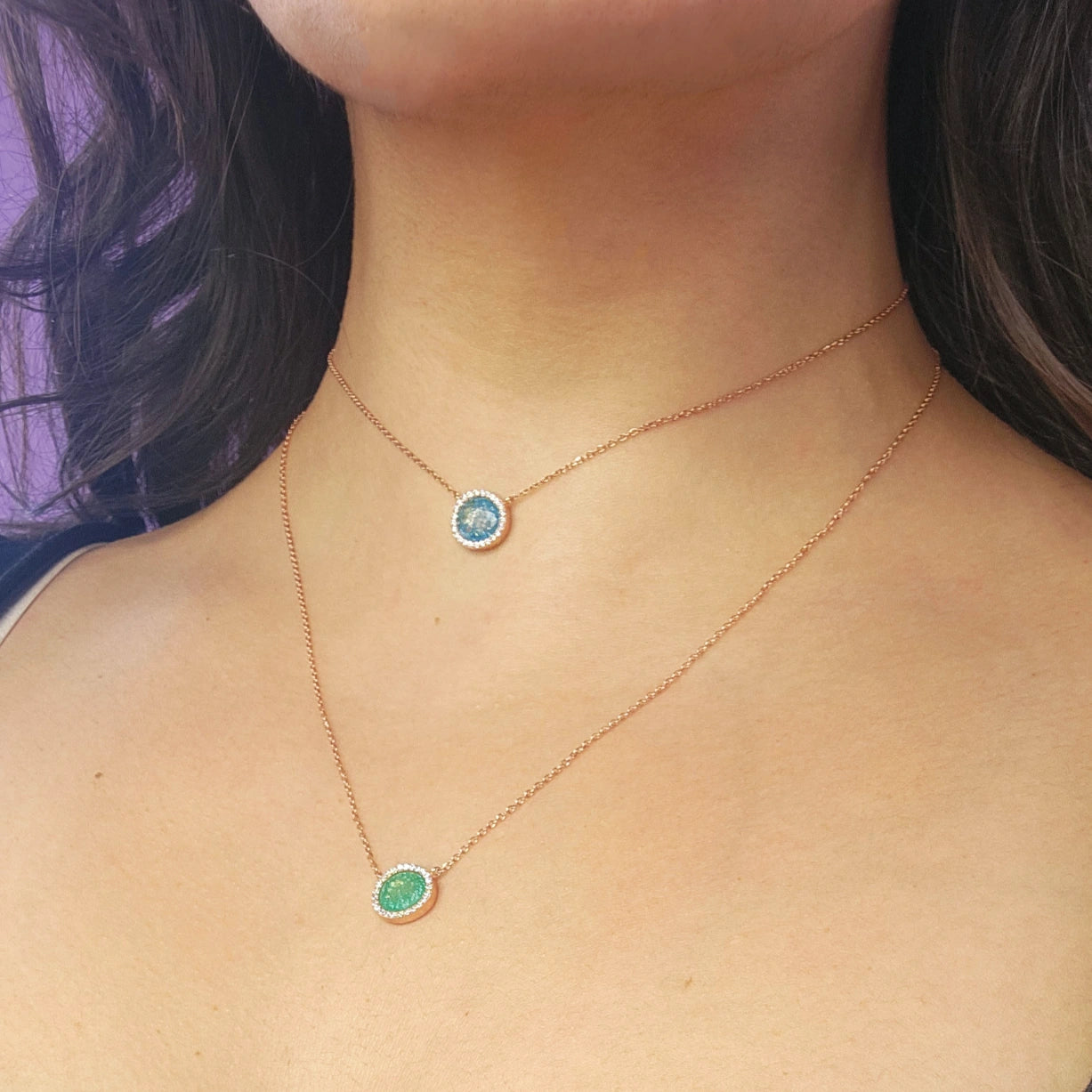 Colorful Disc Necklace