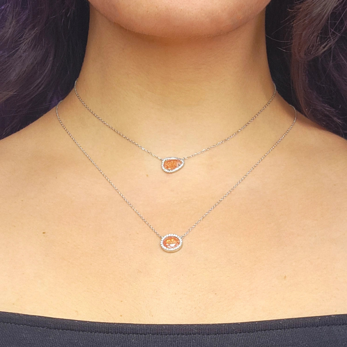 Sparkling Circle Necklace