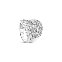 Radiant Wave Sterling Silver Ring image