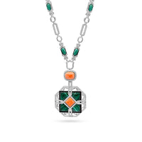 Luxe Mosaic Pendant Necklace image