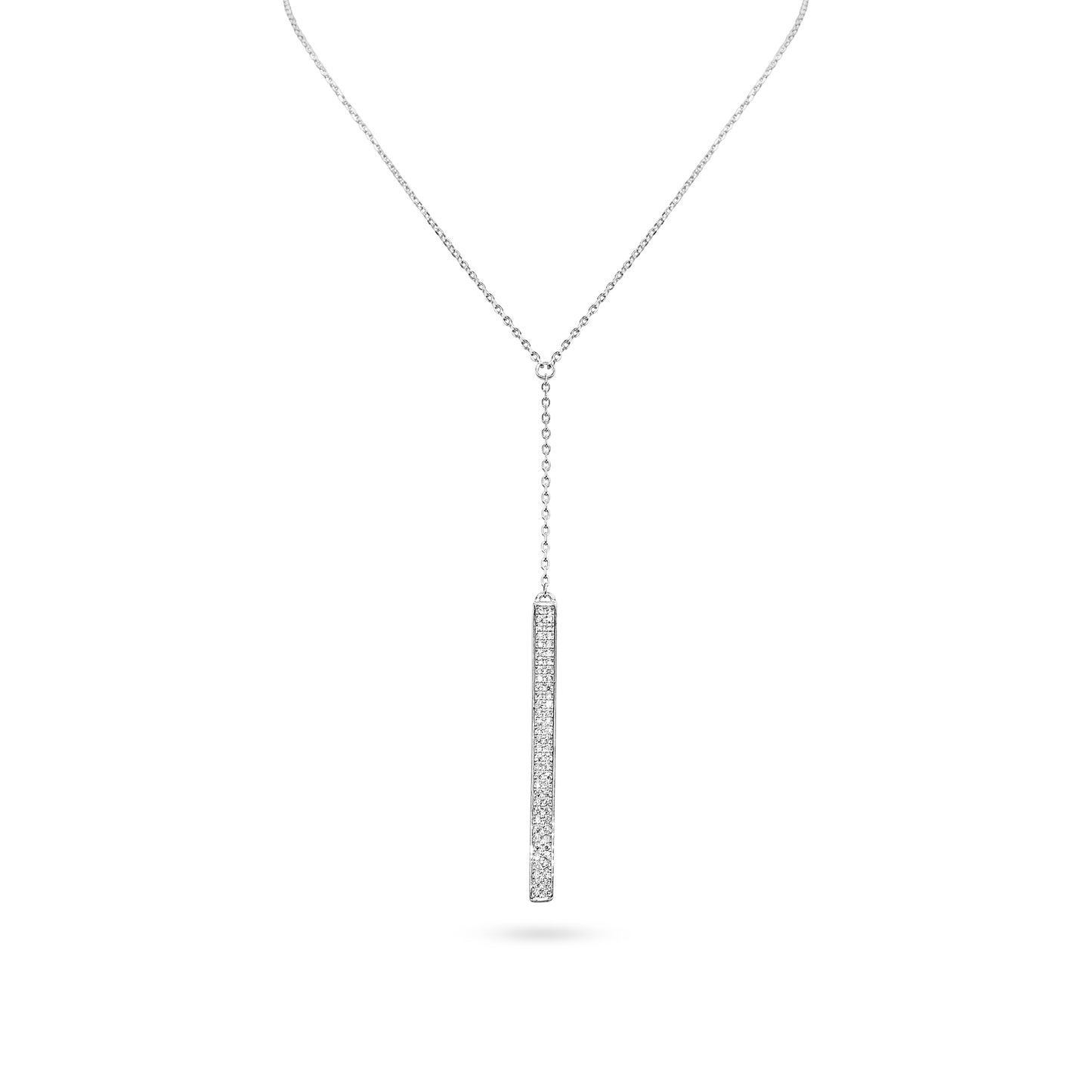 Radiant Bar Drop Necklace