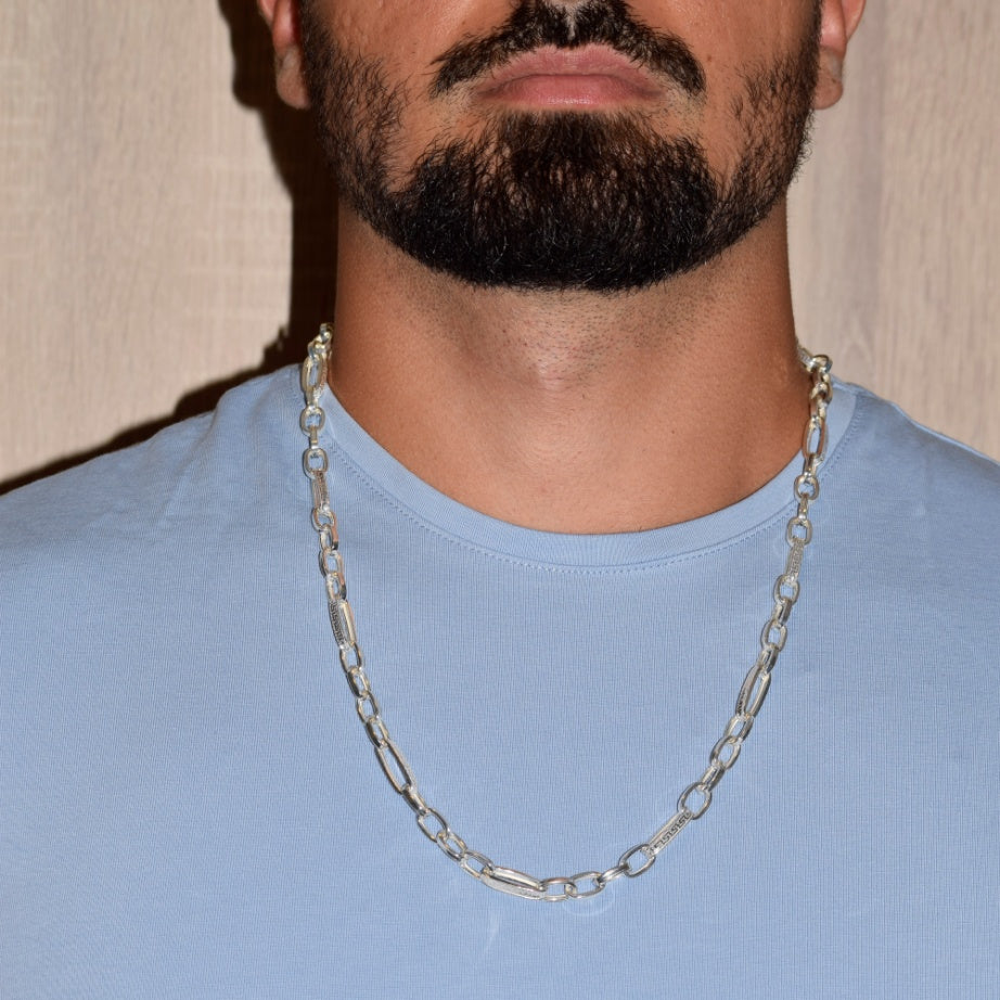 Hollow Chain with Meander Clips