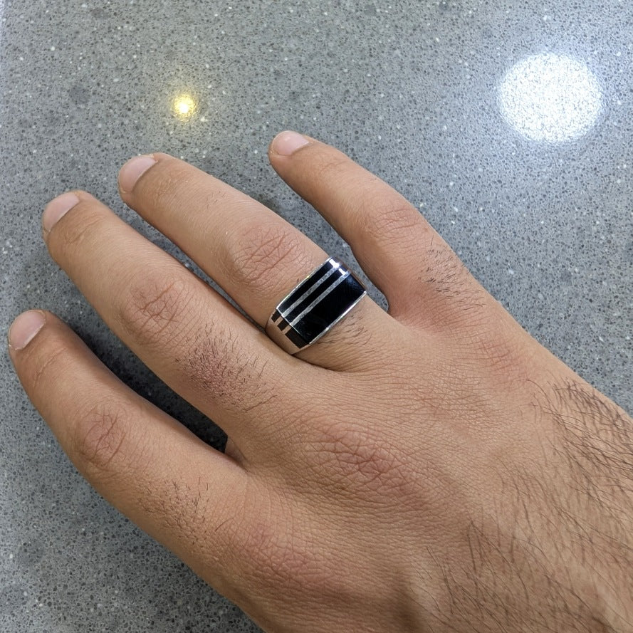 Onyx Signet Ring