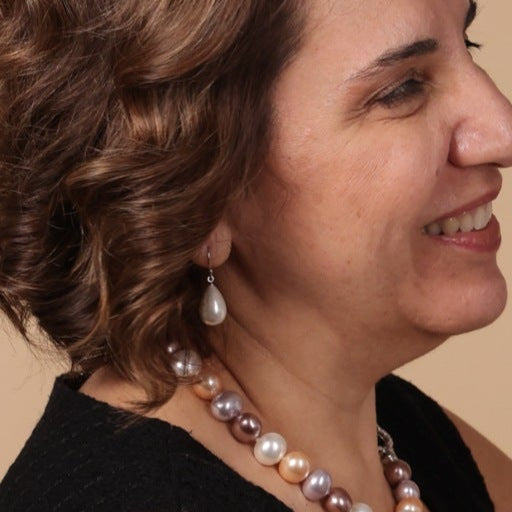 Elegant Teardrop Pearl Earrings