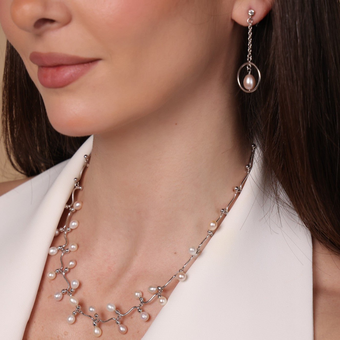 Elegant Pearl Drop Earrings