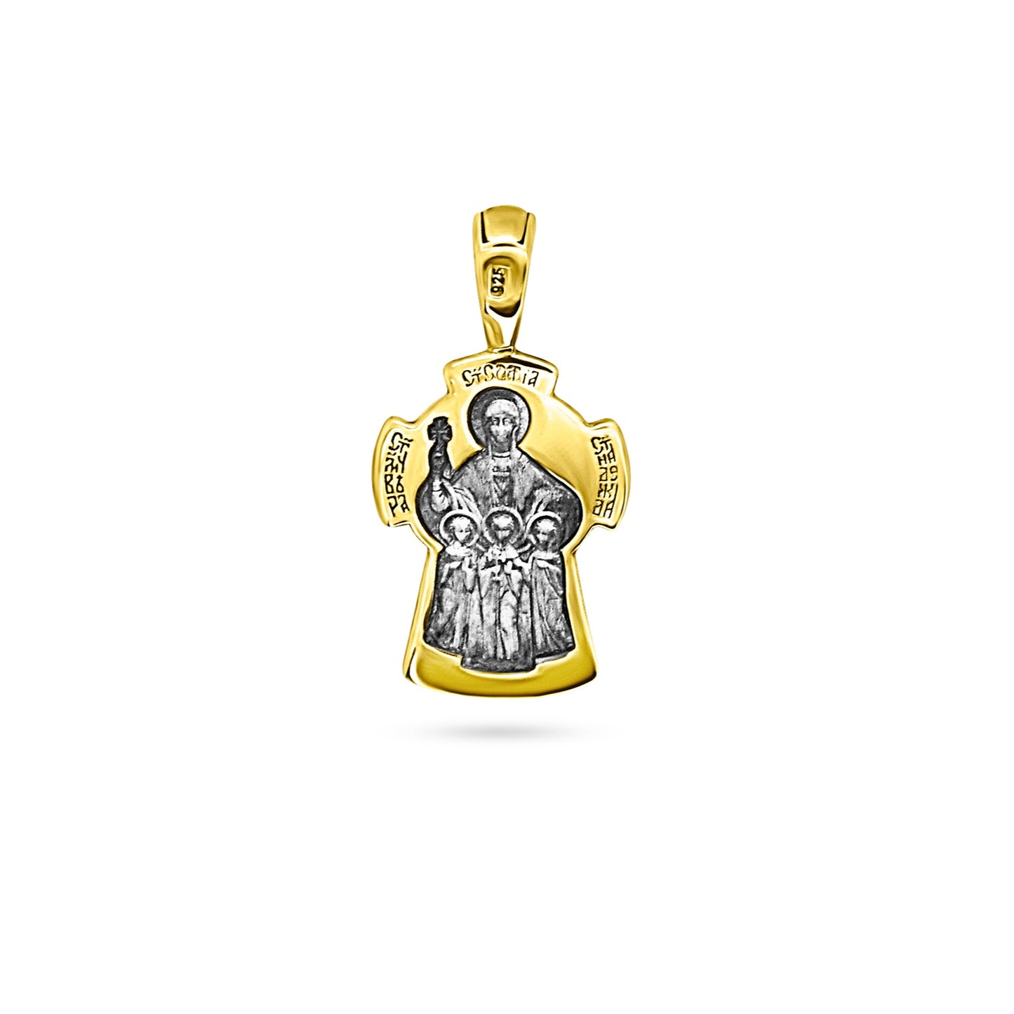 Double Sided Icon Cross