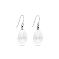 Elegant Teardrop Pearl Earrings image