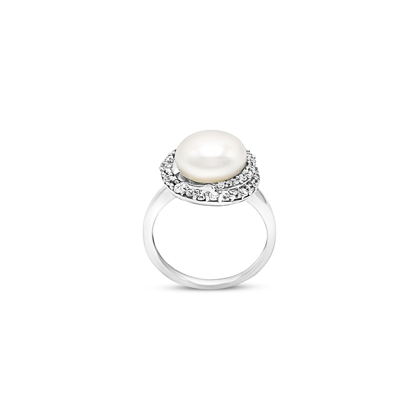 Radiant Pearl Embrace Ring