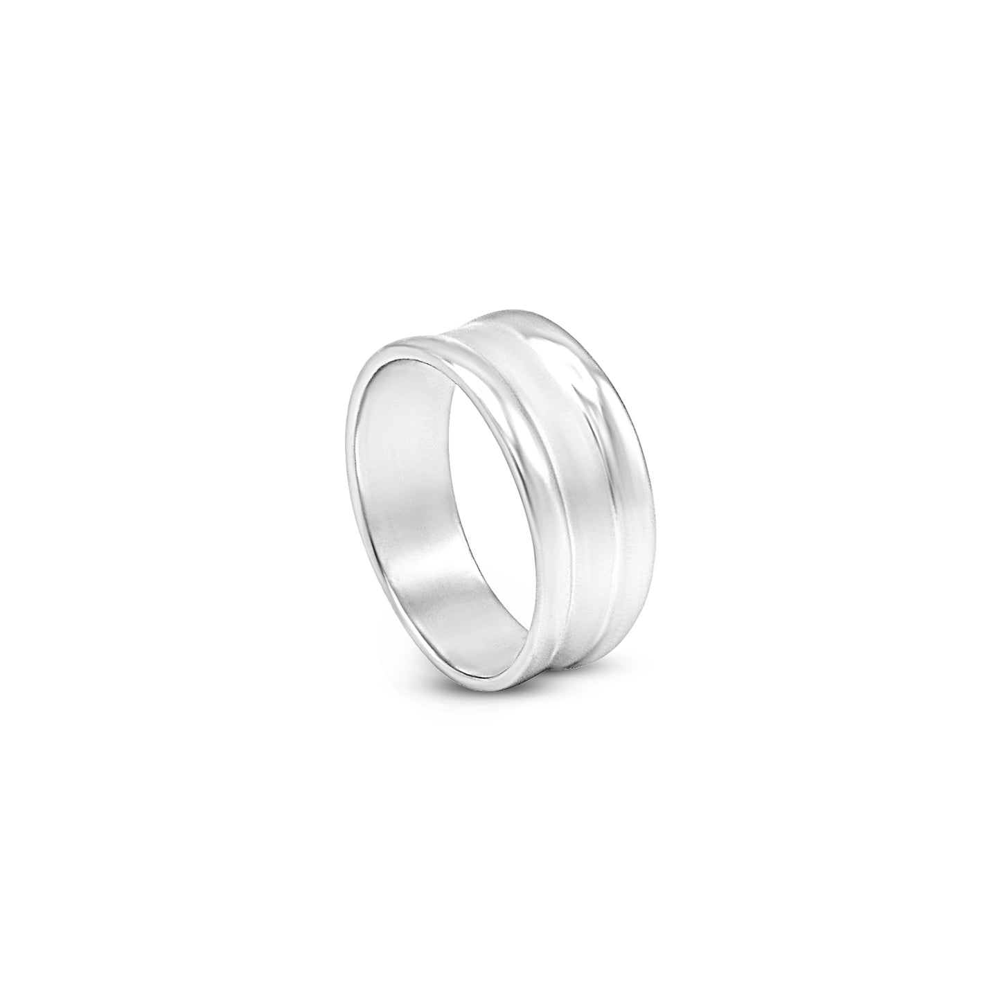 Modern Elegance Sterling Silver Ring