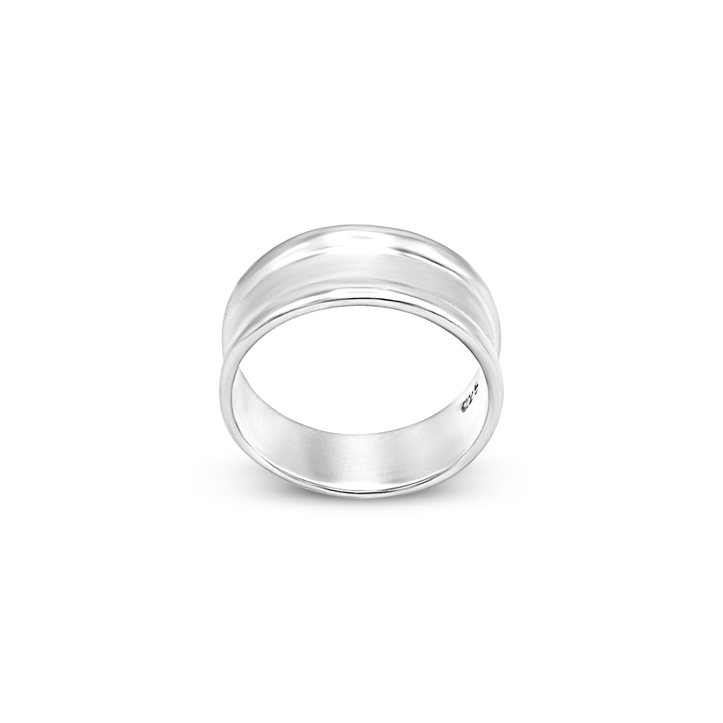 Modern Elegance Sterling Silver Ring