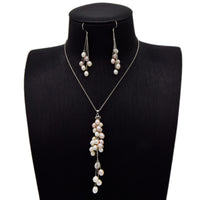 Elegant Pearl Cascade Set image