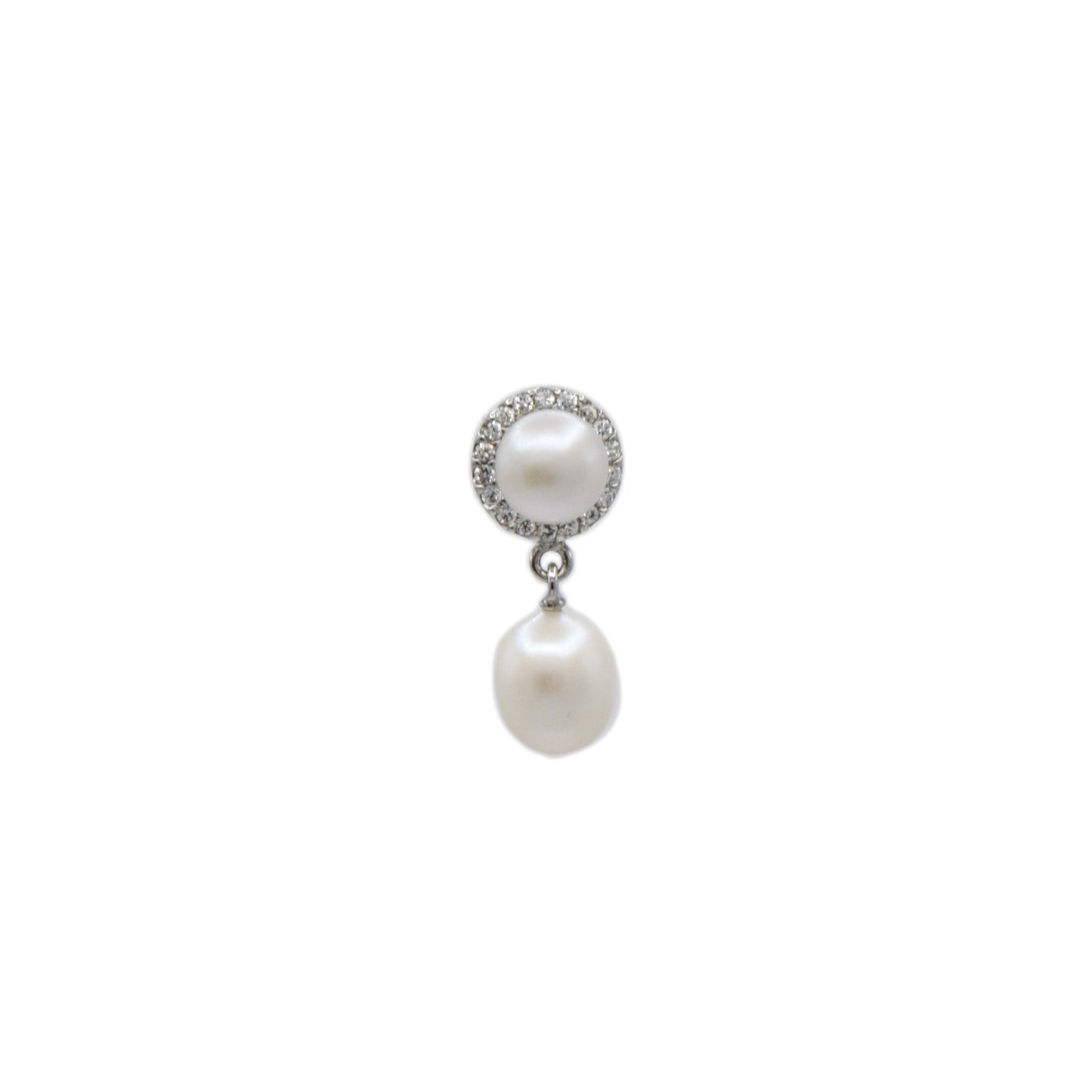 Elegant Pearl Cascade Necklace Set