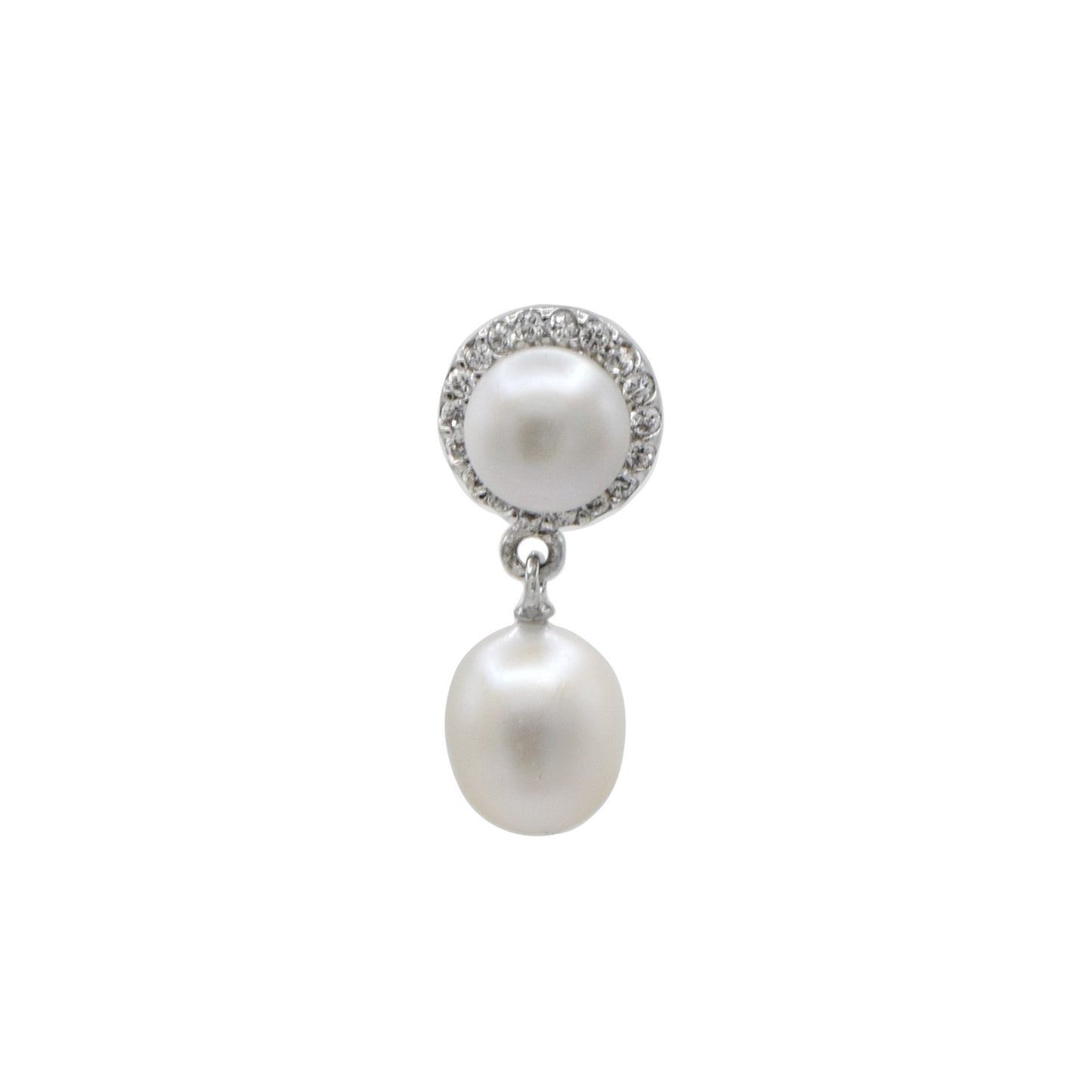 Elegant Pearl Cascade Necklace Set