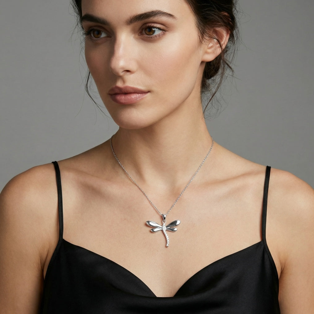Dragonfly Sparkle Pendant