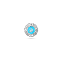 Round Turquoise Allah Pendant image