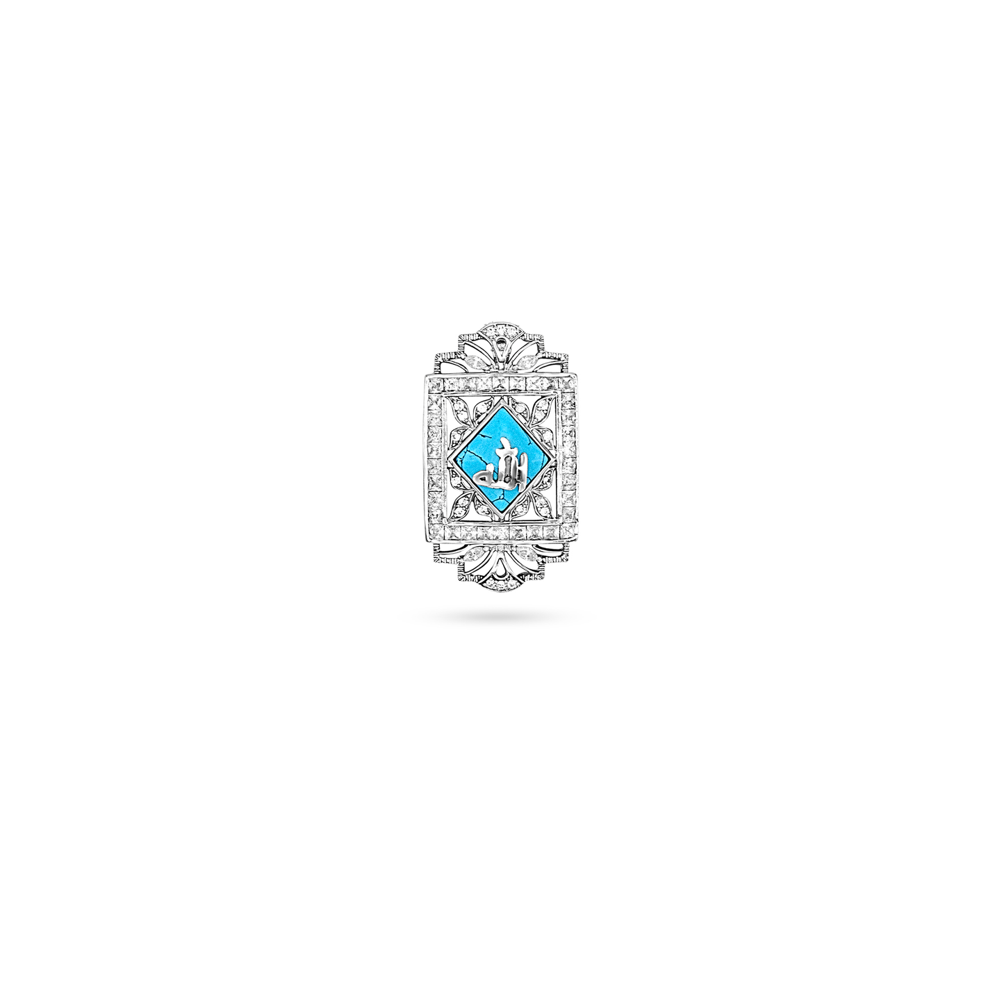 Turquois Allah Pendant