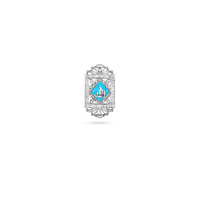 Turquois Allah Pendant image