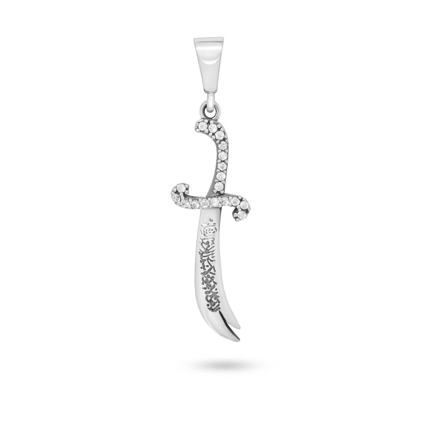 Enraved Sayf Ali Pendant w Zircon Handle
