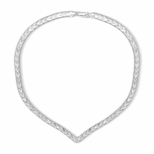 Silver Herringbone Chain