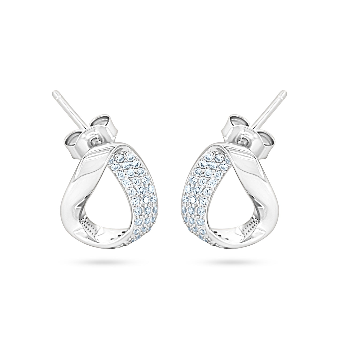 Dazzling Elegance Hoop Earrings