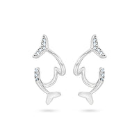 Elegant Whale Tail Earrings image