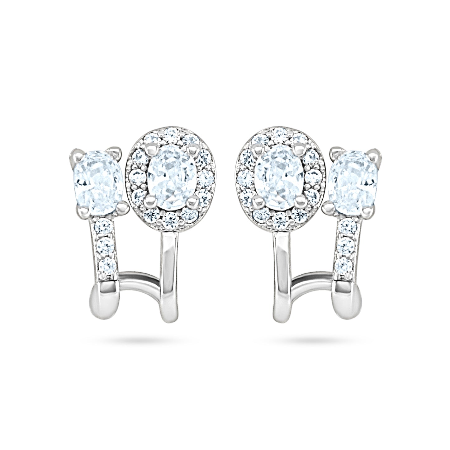 Radiant Halo Earrings