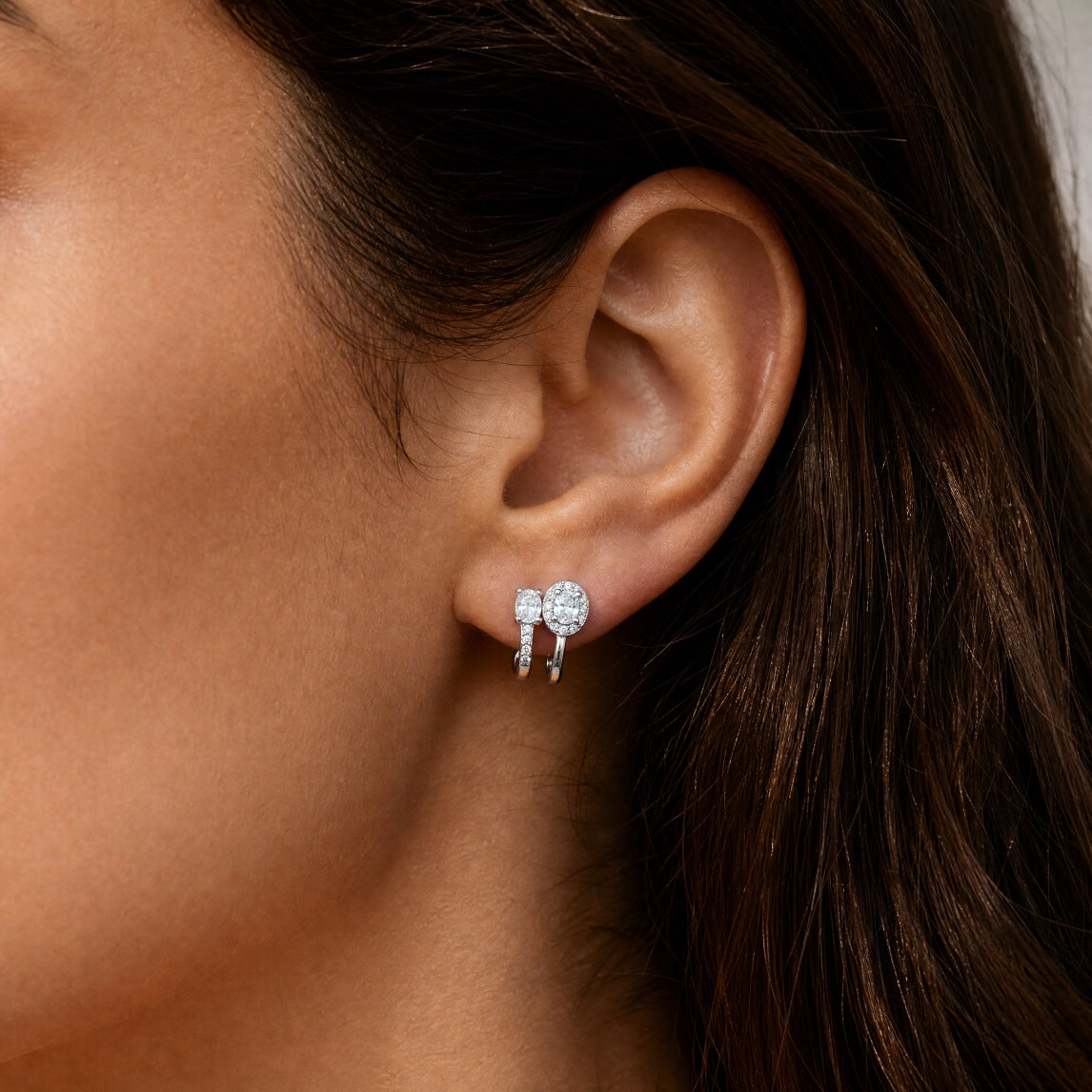 Radiant Halo Earrings