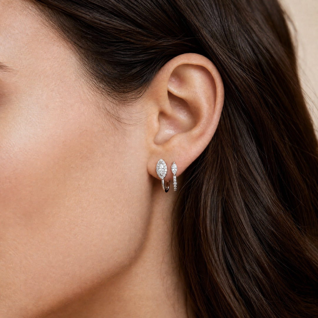 Radiant Marquise Stone Earrings