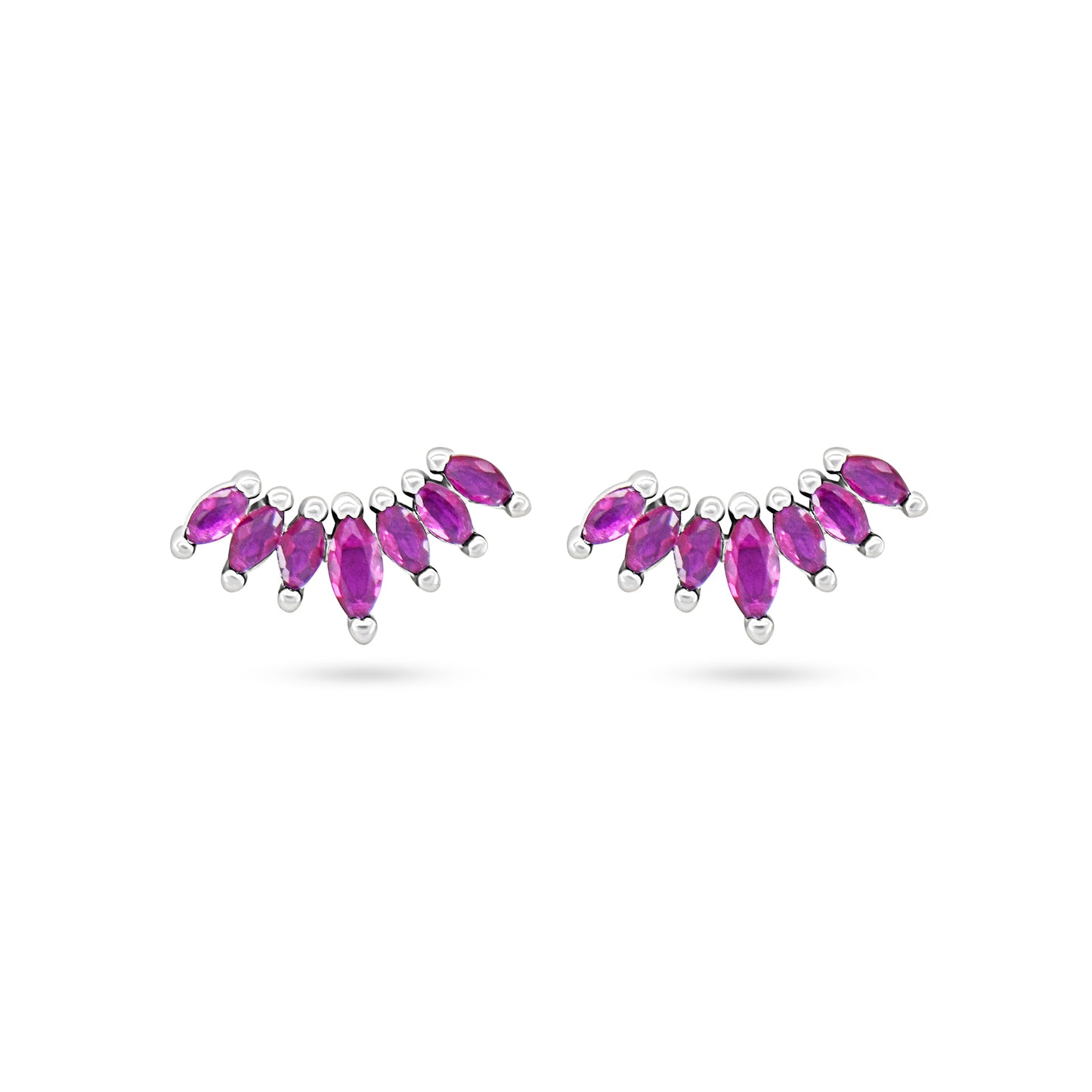 Radiant Marquise Gemstone Studs