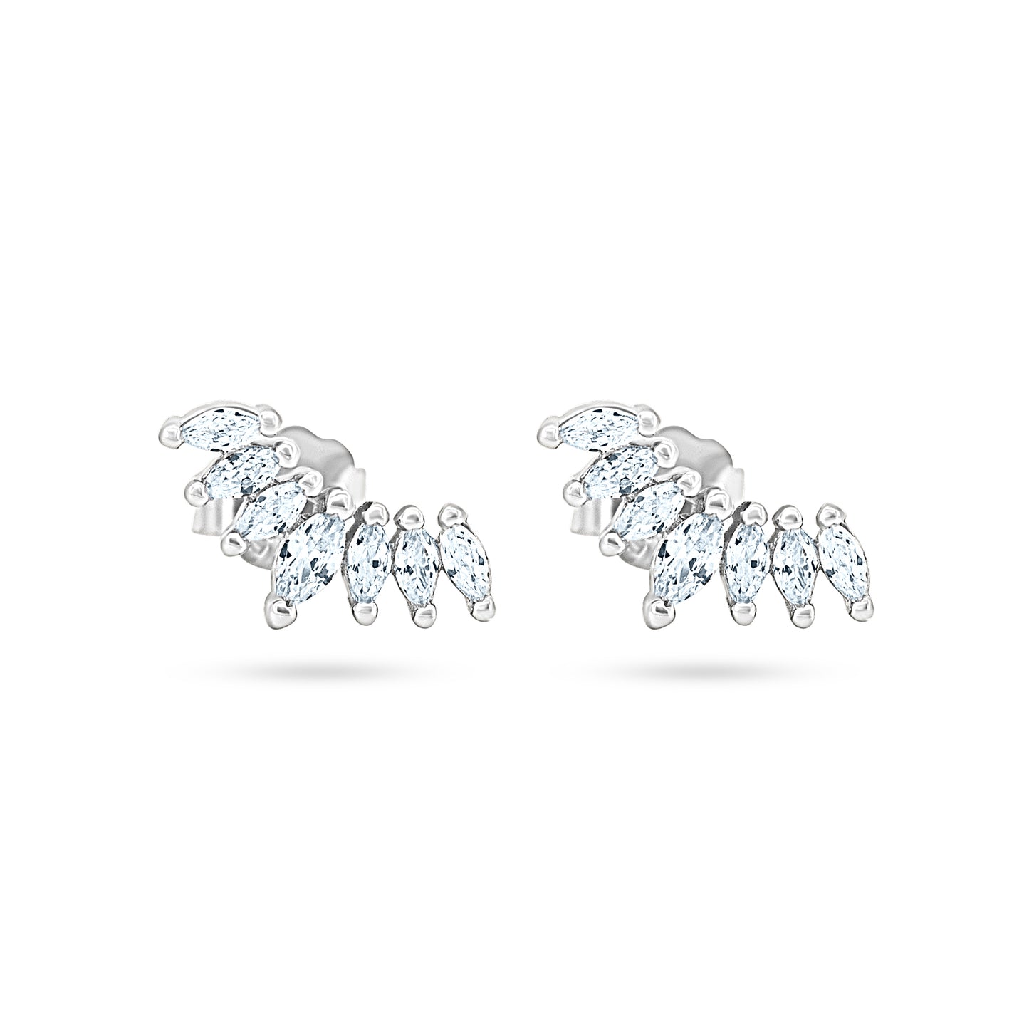 Radiant Marquise Gemstone Studs