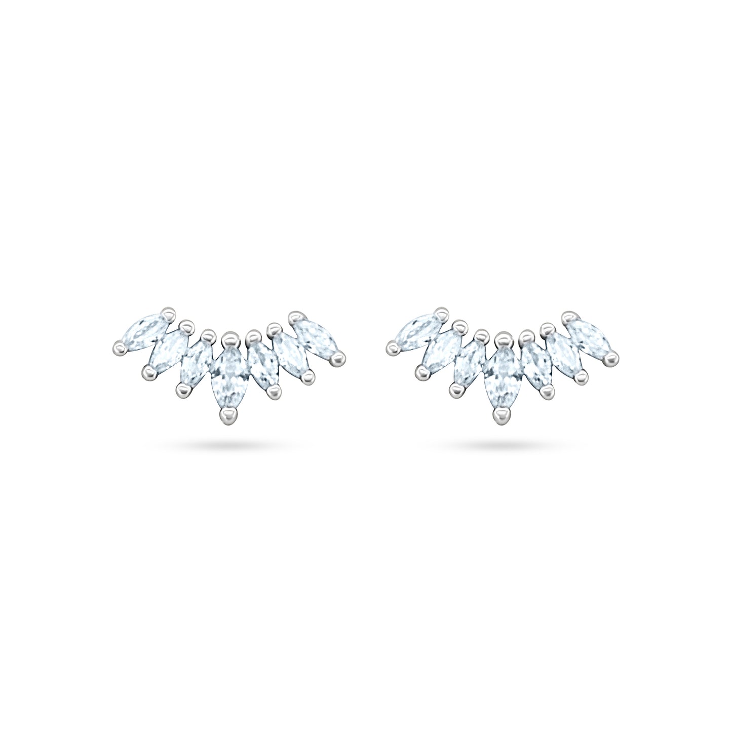 Radiant Marquise Gemstone Studs