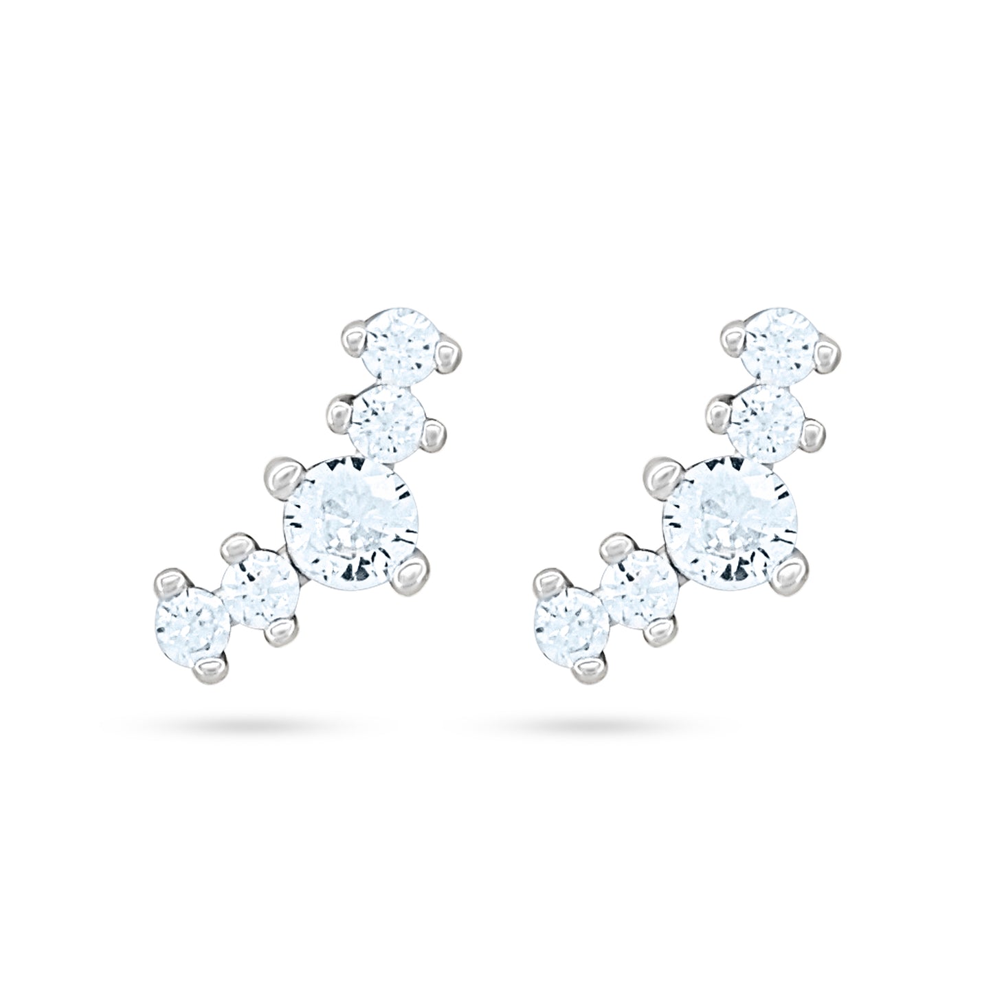 Stellar Zircon Cluster Earrings