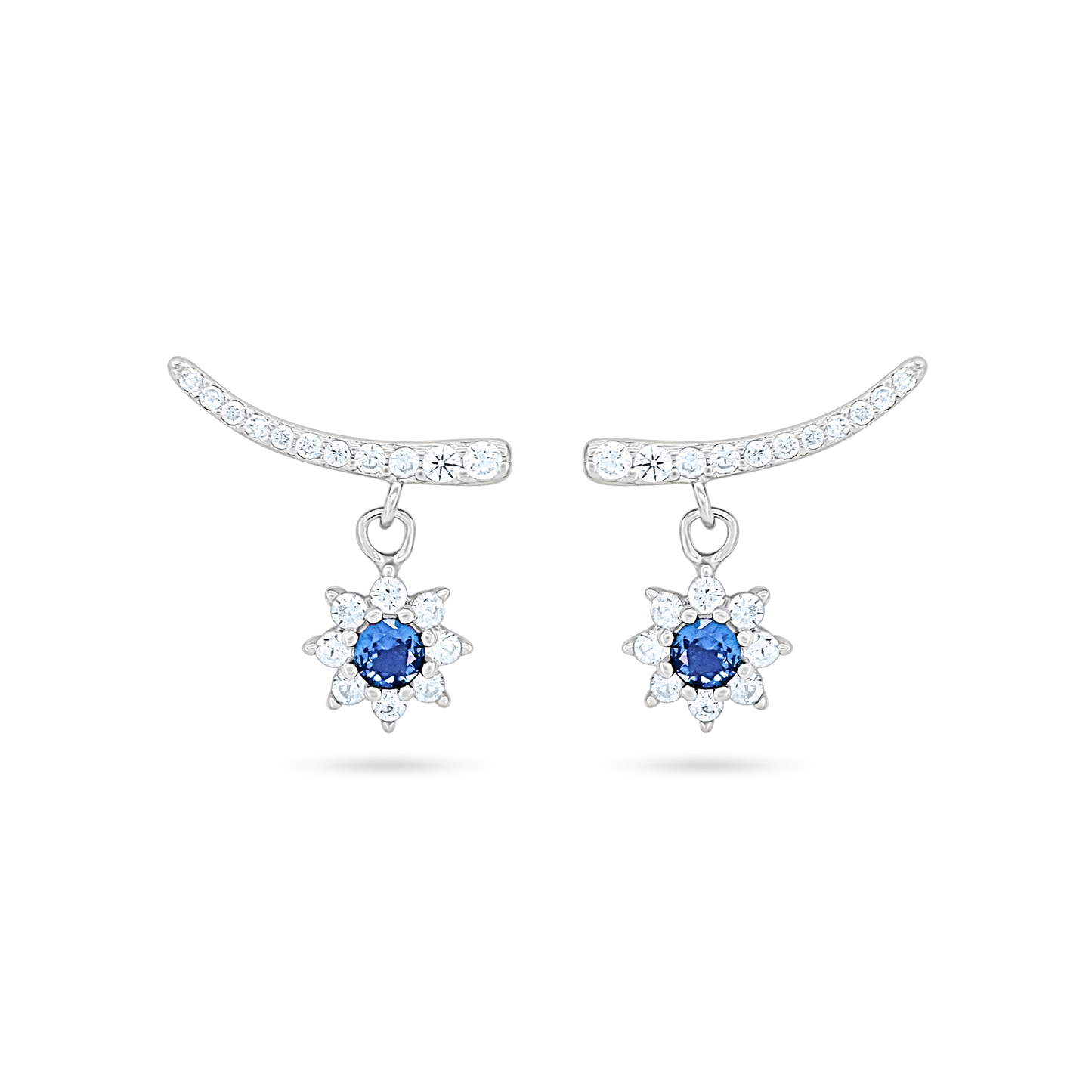 Radiant Blossom Drop Earrings