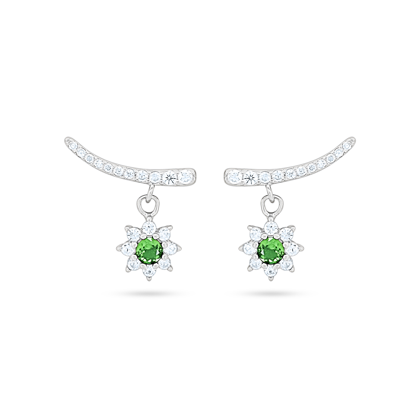 Radiant Blossom Drop Earrings
