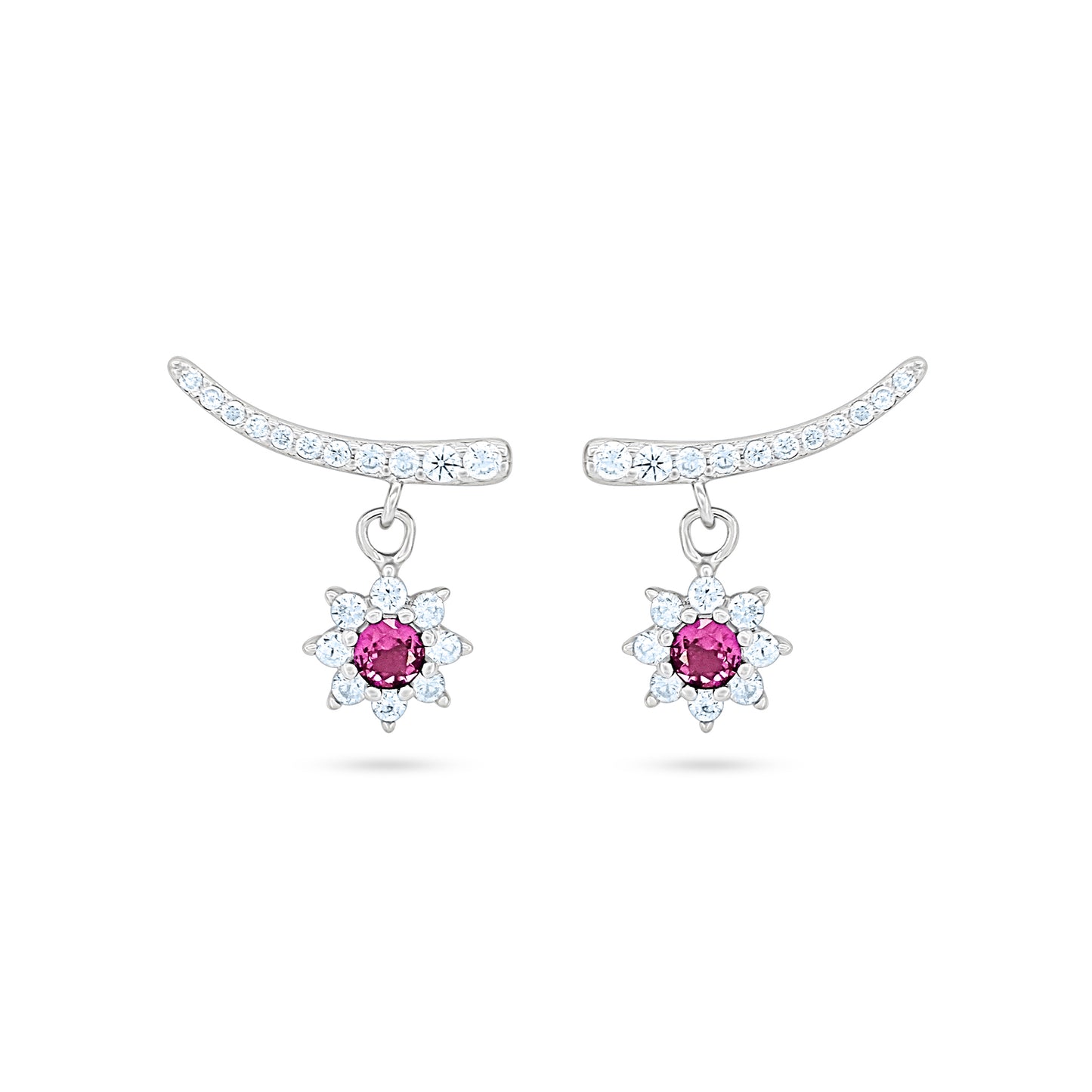 Radiant Blossom Drop Earrings
