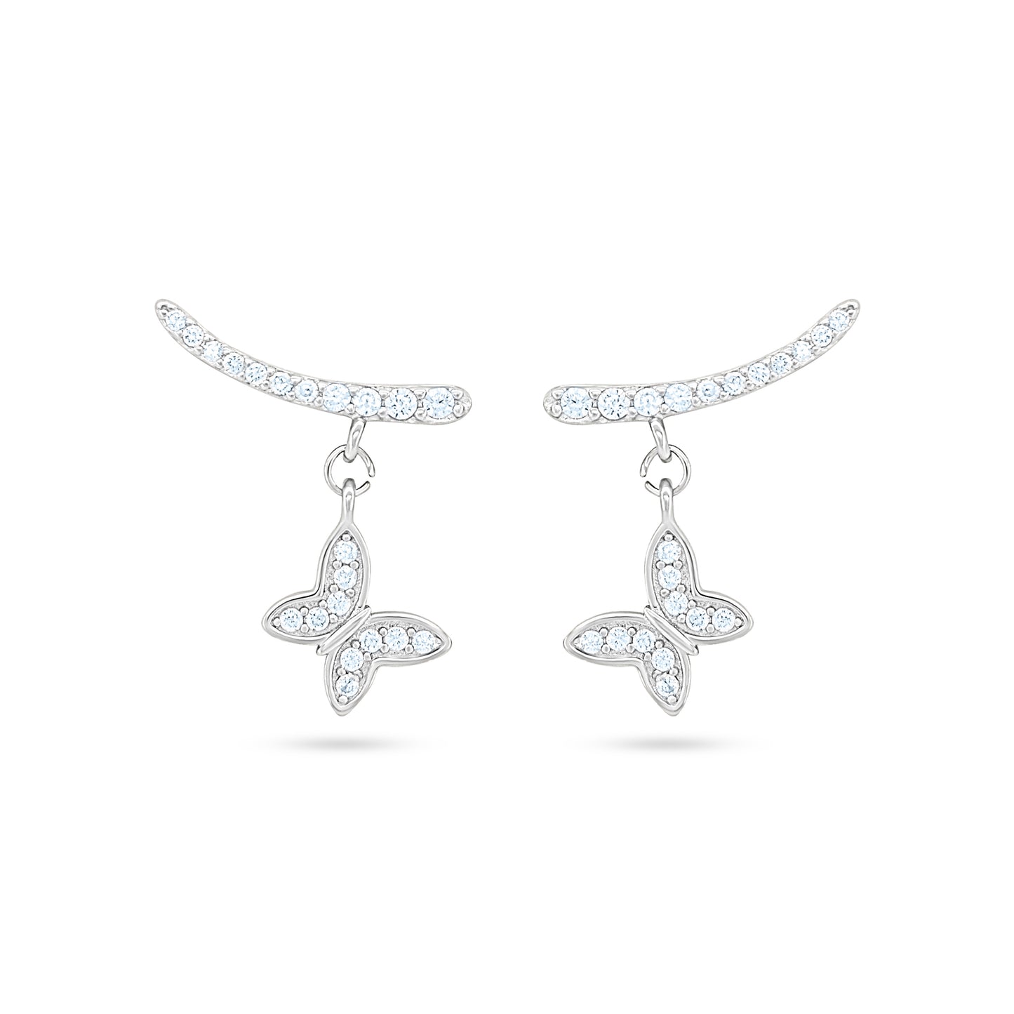 Celestial Butterfly Drop Earrings