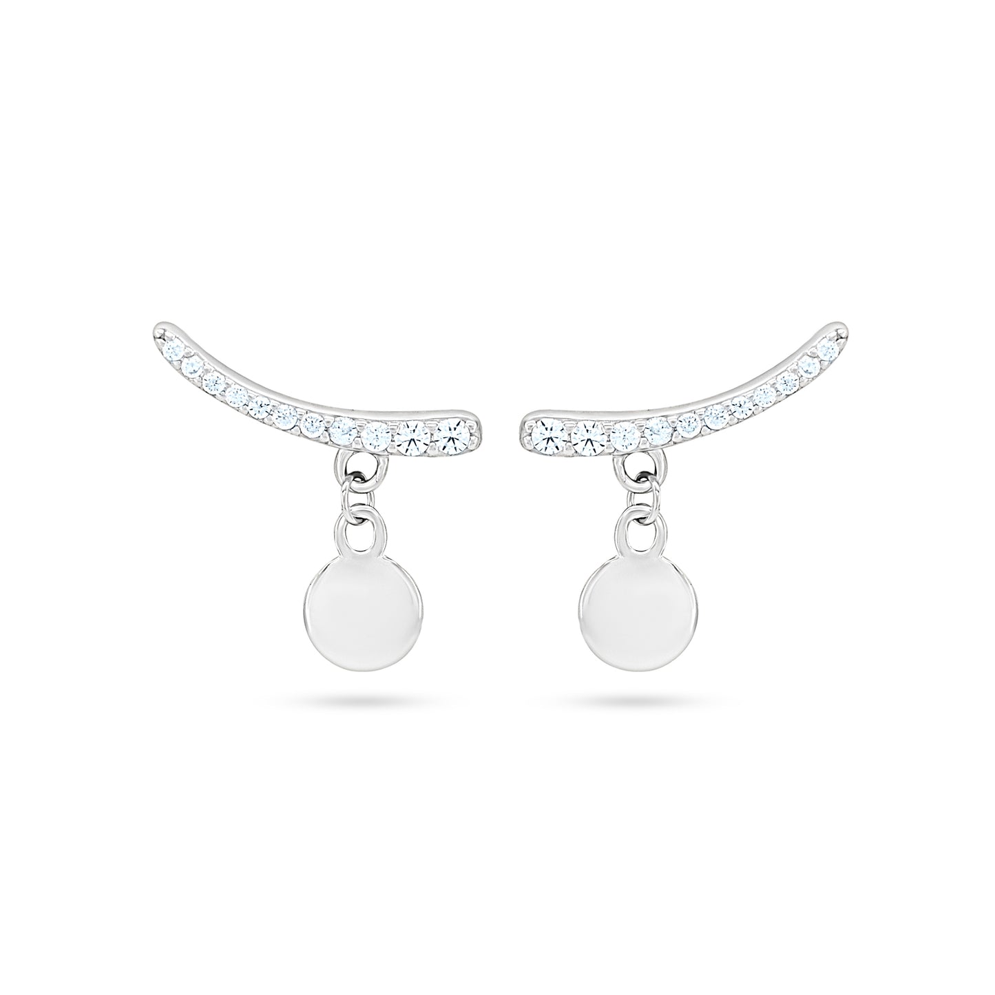 Crescent Charm Earrings