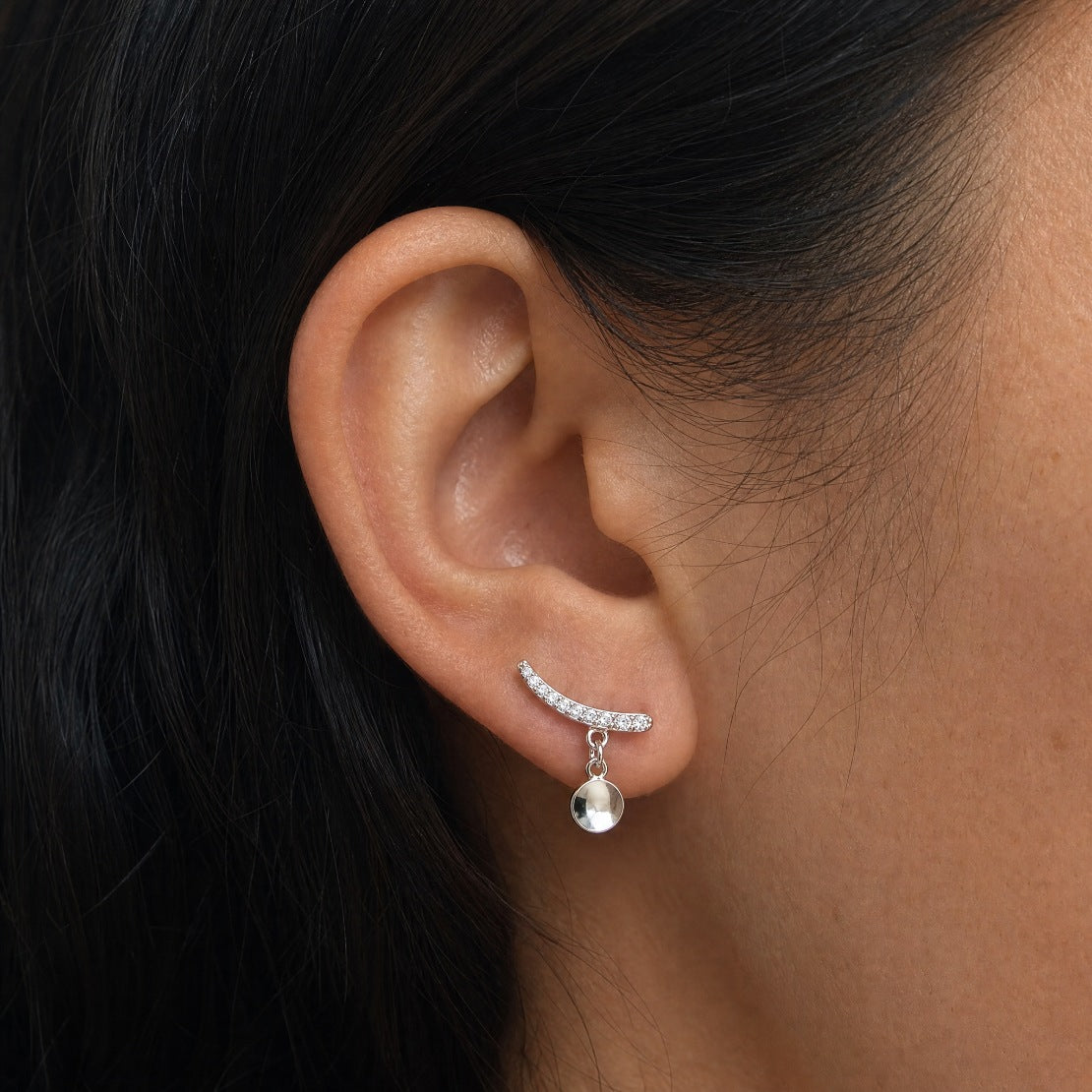 Crescent Charm Earrings