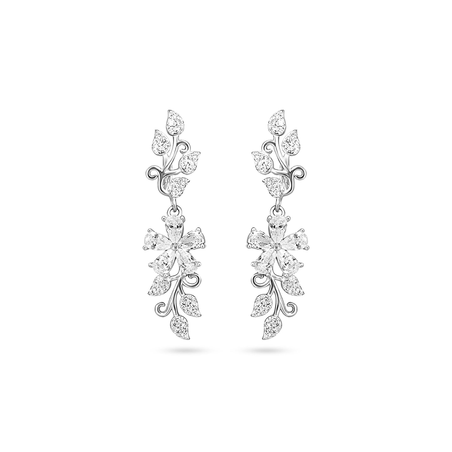 Enchanted Floral Silver Set