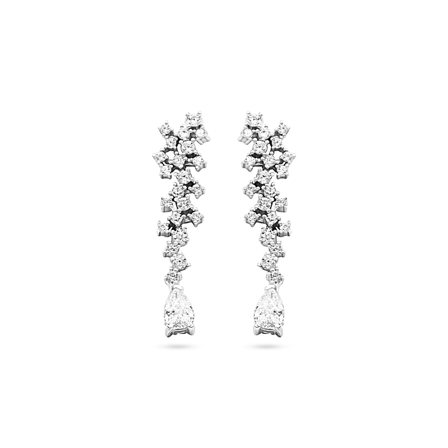 Radiant Cascade Sterling Silver Set