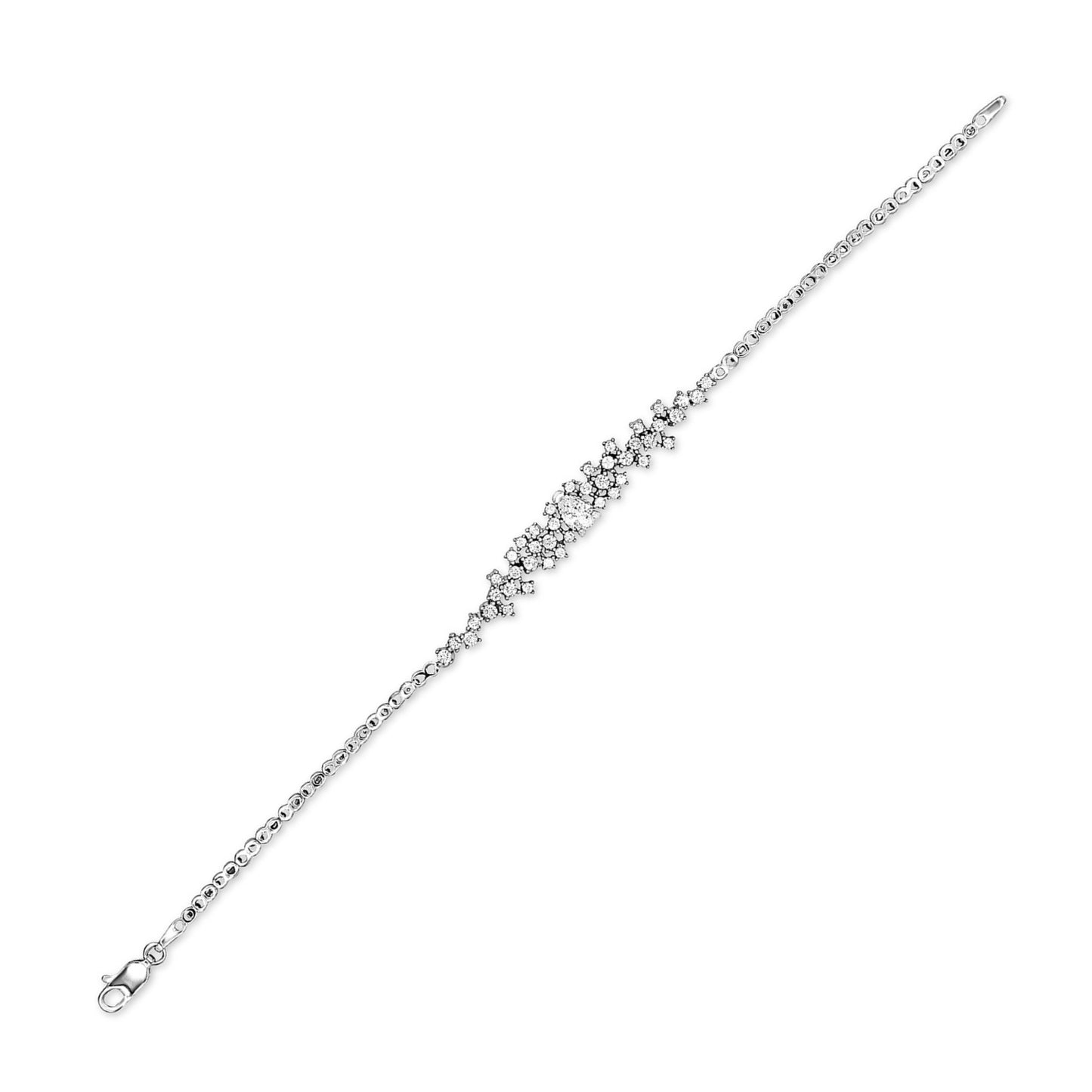 Radiant Cascade Sterling Silver Set