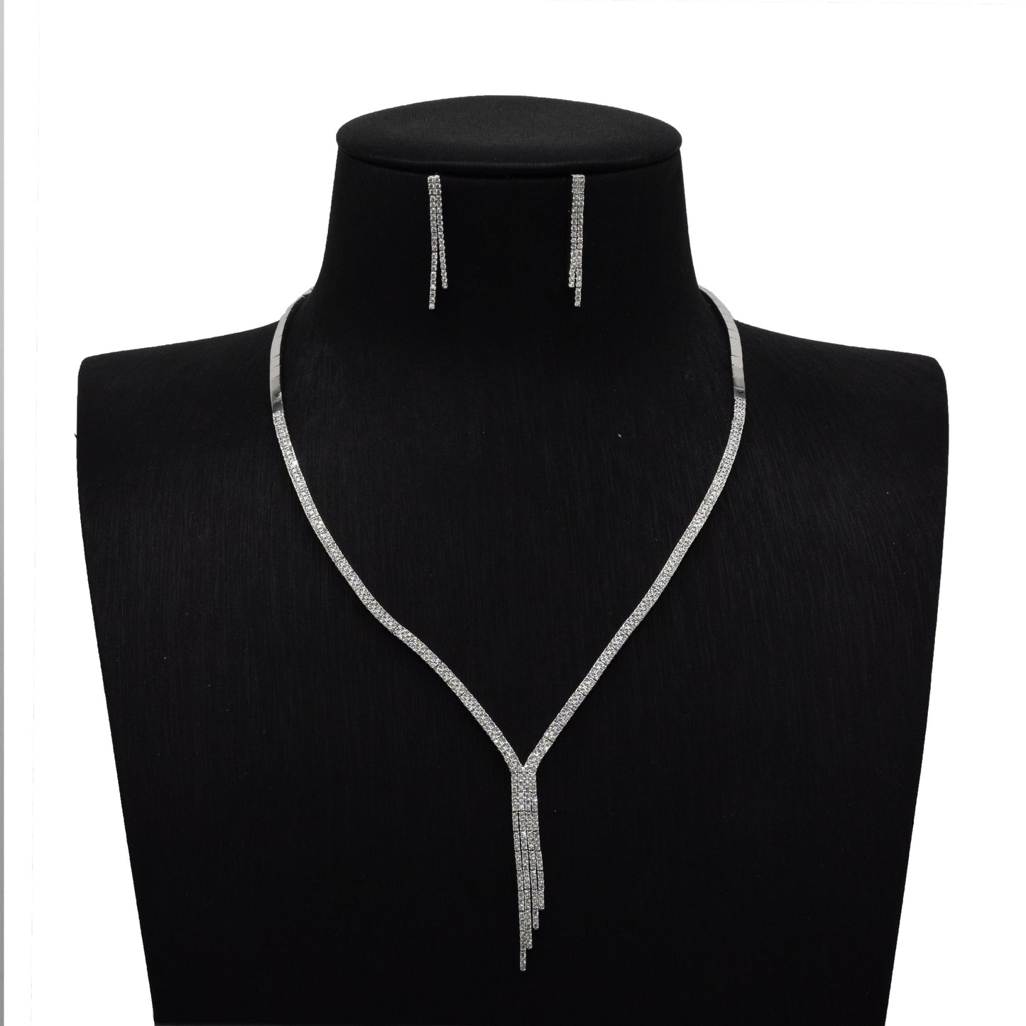 Dazzling Silver Drop Set