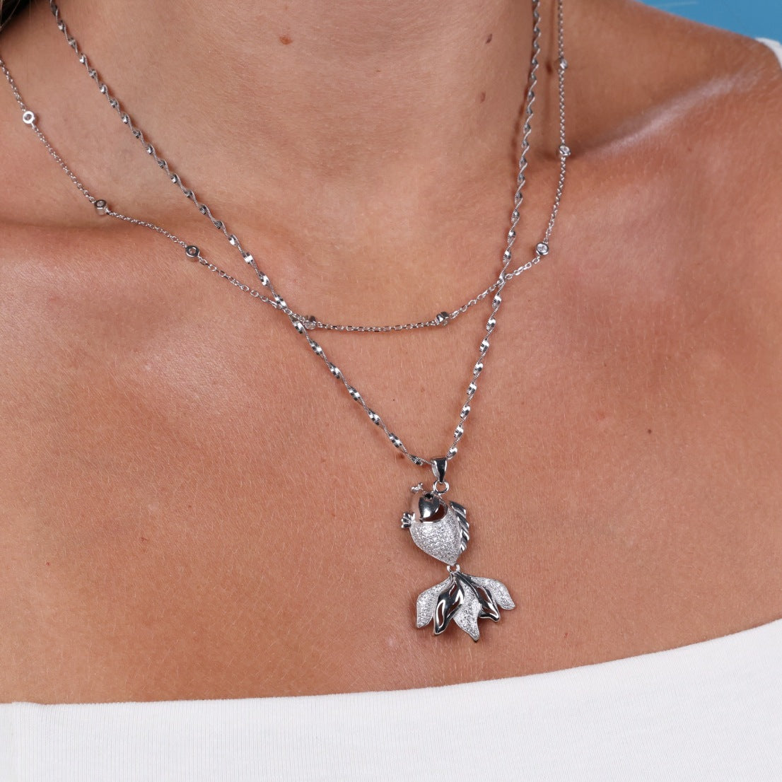 Sparkling Fish Pendant