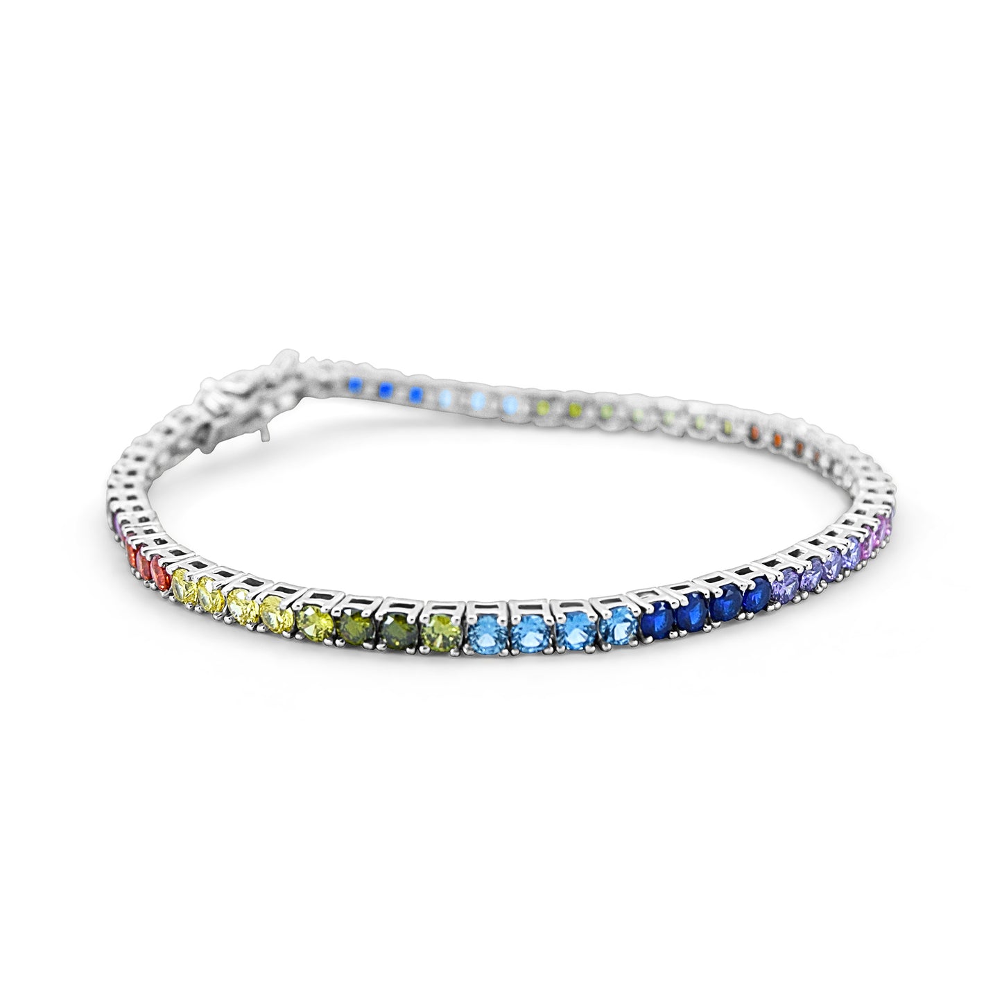Rainbow Tennis Bracelet 3 mm