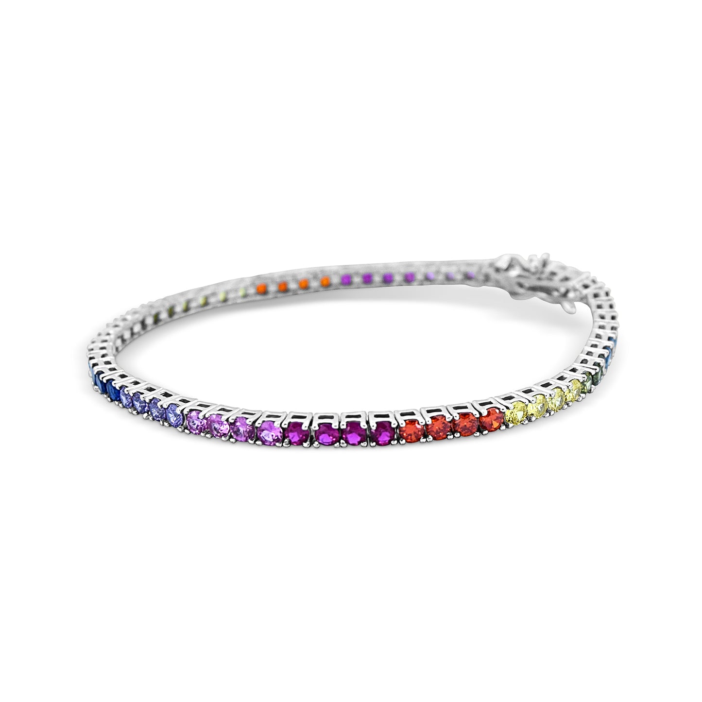 Rainbow Tennis Bracelet 3 mm