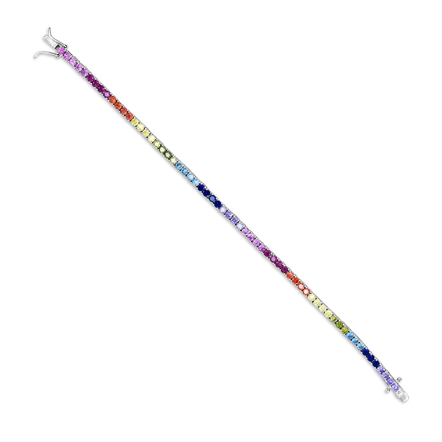 Rainbow Tennis Bracelet 3 mm