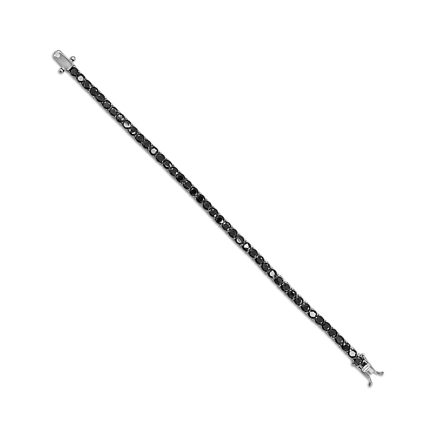 Double Black Tennis Bracelet 4 mm