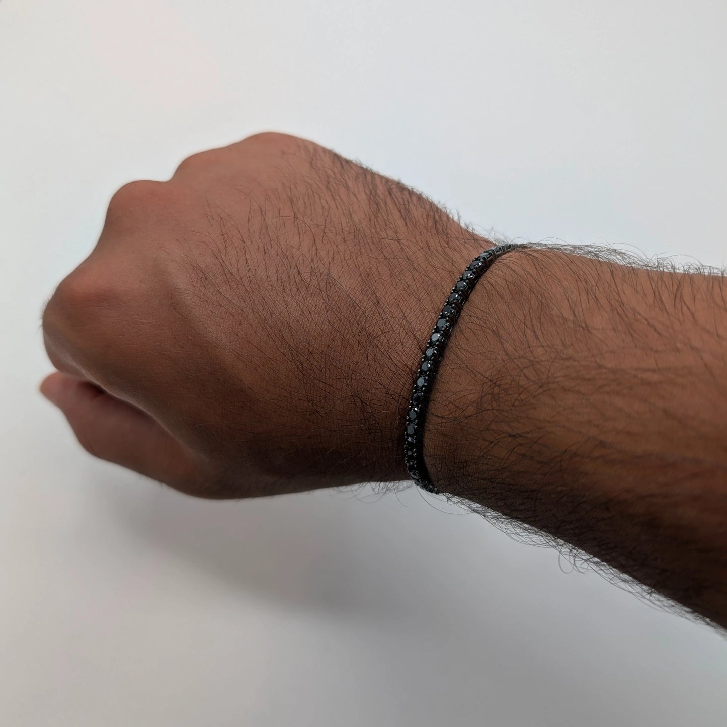 Double Black Tennis Bracelet - 3 mm