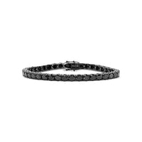 Double Black Tennis Bracelet 4 mm image